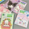 Sanrio Mini Sticker Book 450P Cinnamoroll Kuromi My Melody Pochaco Kitty, a Popular Character In Korea