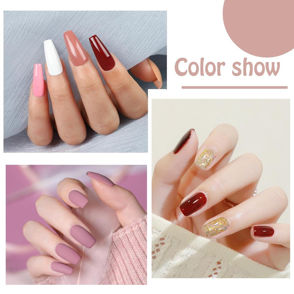 VANREESA Набор гелей для ногтей 111 цветов Гель-лак для ногтей Soak Off Базовое покрытие Верхнее покрытие Маникюр для ногтей УФ-светодиодный полуперманентный лак Стойкий гель для дизайна ногтей