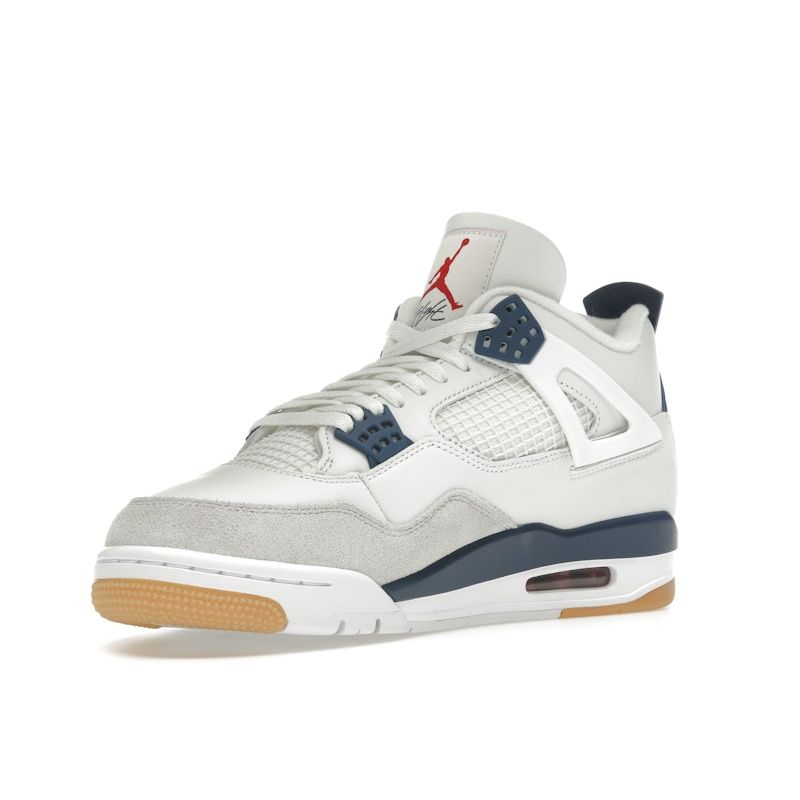 Air Jordan 4 Retro SP Navy Unisex Sneakers White Summit-White Neutral-Grey DR5415-100