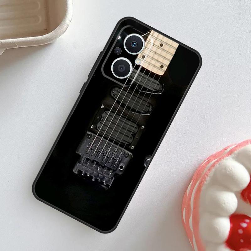 Чехол для музыкальных инструментов Гитара Скрипка Скрипка для OPPO Reno 7 8 6 5 4 Lite 8T 4Z 5Z 11 F 10 Pro OPPO Find X6 X5 Pro X2 X3 Neo