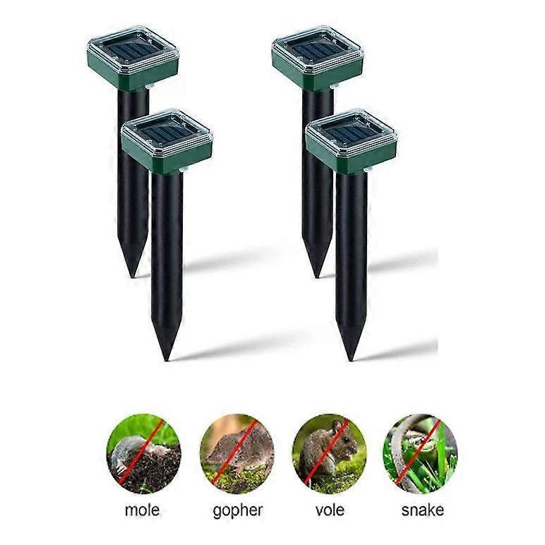 Ultrasonic Solar Repellent Scare Pests Snakes Rats