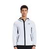Li Ning Sports Basketball Series Color Block Outdoor Casual Sports Hoodie Zip-Up Hoodie Long Sleeves Unisex Hoodies Standard-White AWDSC13-2