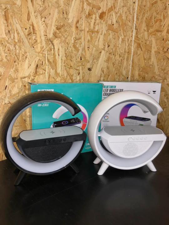 Умный светильник-ночник G-Smart Light Sound Machine с беспроводной зарядкой телефона и Bluetooth-колонкой