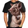 3D Printed T-shirt Animal Pig and Sheep Series T-shirt Men's Women's Harajuku
