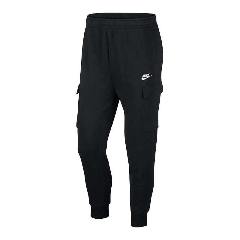 Nike Мужские спортивные брюки из флиса зауженного кроя