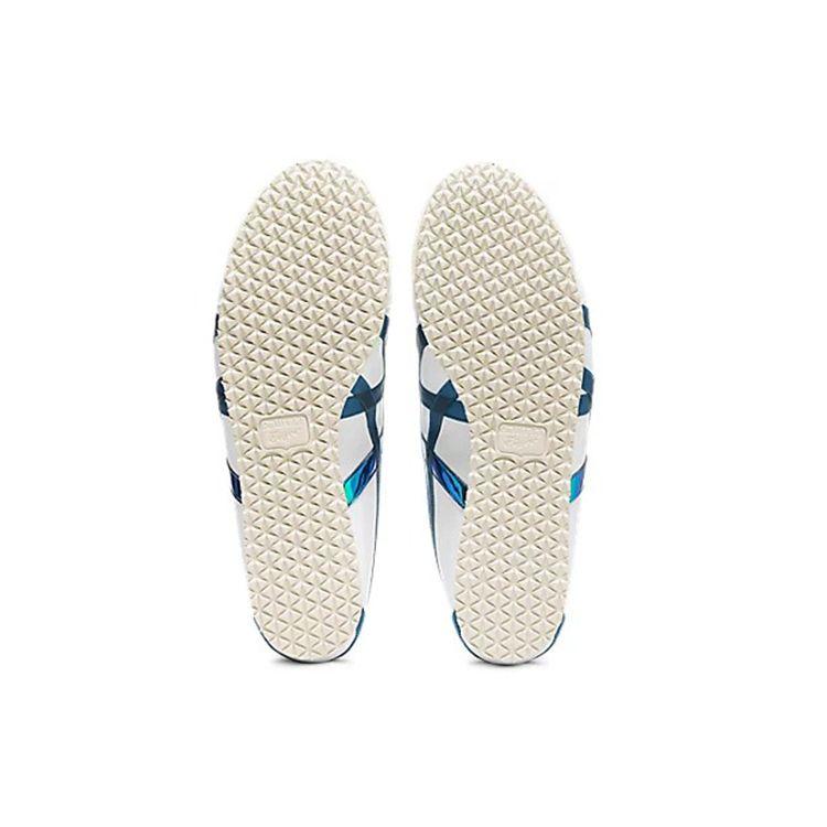 ONITSUKA TIGER Mexico 66 Comfortable Lightweight Breathable Durable Non-Slip Low-Top Casual Running Shoes Unisex Sneaker White Blue 1183B921-100