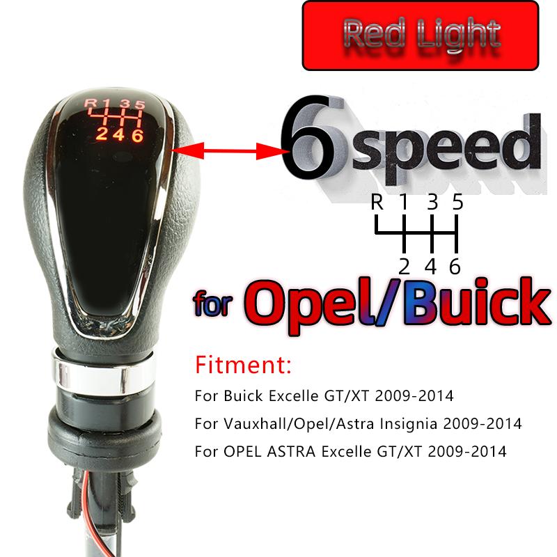 Светодиодный задний светильник, автомобильная ручка переключения передач, ручной рычаг переключения передач, ручка переключения передач для Opel/Buick Excelle GT/XT 2009-2014, светодиодная ручка переключения передач