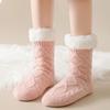 1 Pair Non-Slip Slipper Socks Ultra-Thick Cashmere Home Sleeping Socks Winter Slipper Socks for Women