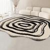 Large Area Dirt-Resistant French Imitation Cashmere Carpet for Living Room & Bedroom