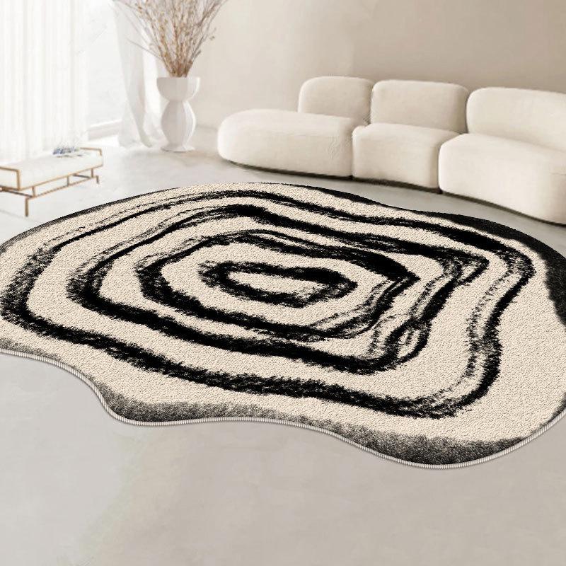 Large Area Dirt-Resistant French Imitation Cashmere Carpet for Living Room & Bedroom