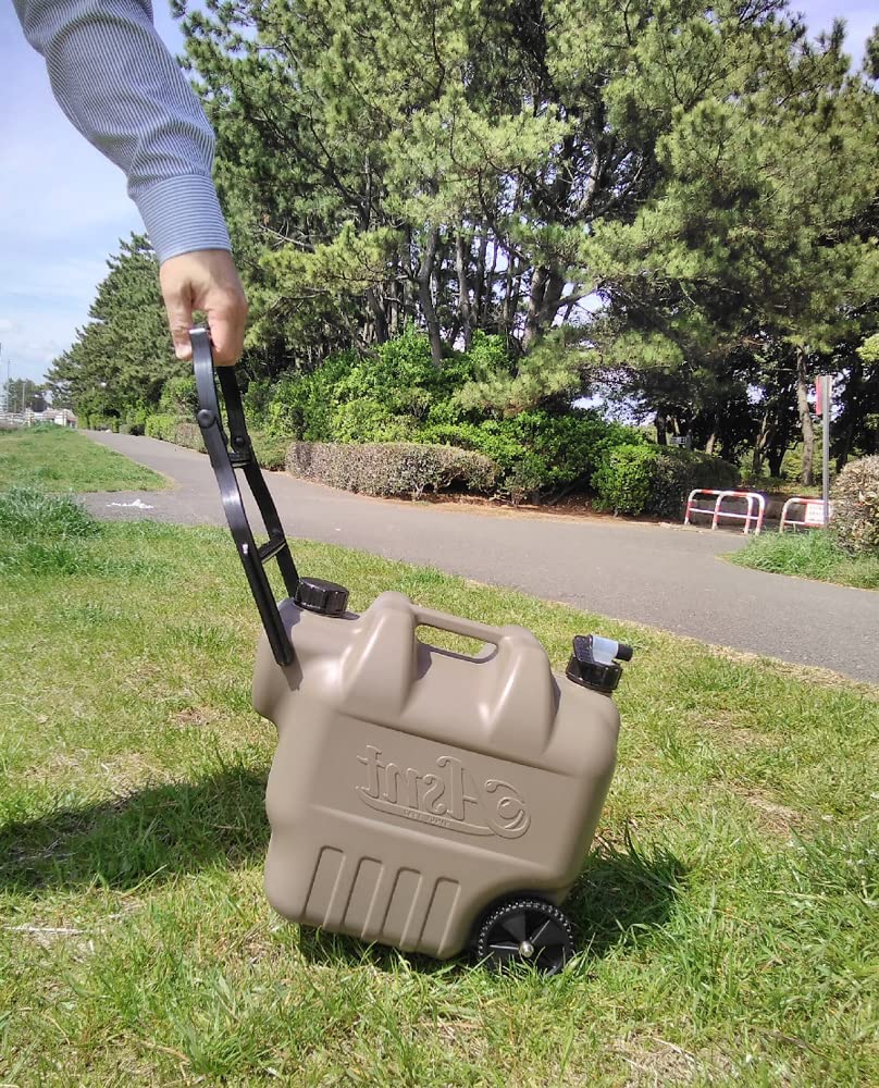 Tange Chemical Industry Water Tank 20L Disaster Prevention Disaster ASNT Wheel Tank