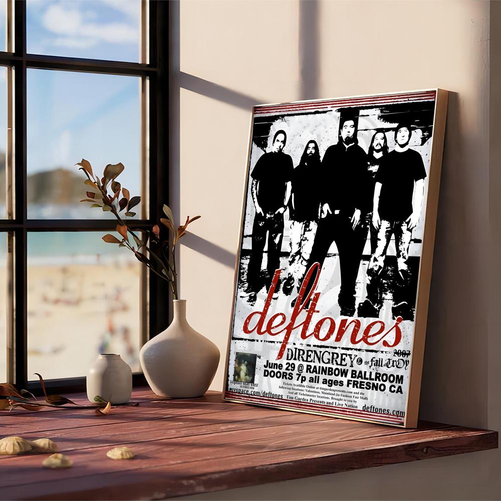 Постер с певцом Deftones Домашний декор Украшение Высококачественный Крафт-бумага Постер Настенная живопись Кабинет Дом Гостиная Украшение