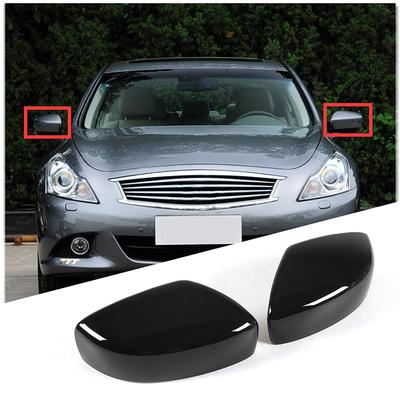 Для Infiniti G25 G37 2007-2013 ABS Черный Декоративная Накладка-Наклейка на Внешнее Зеркало Заднего Вида Автомобиля Автоаксессуары