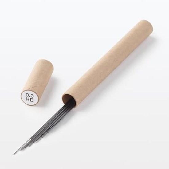 Стержень для карандаша Muji Smooth Sharp 0,3 мм HB 25 штук NBD55A3A