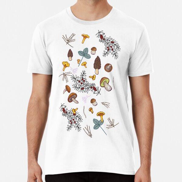 dark wild forest mushrooms S to 5XL Made in the AU/USA T-Shirt Mens Womens Tees Top