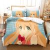 Fashion Anime Bed Sheet Set Golden Time Bedding Set Single Twin Full Queen King Size Bed Set Adult Kid Bedroom Duvet Cover Sets