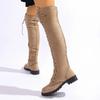 Fashion The New Autumn and Winter Women's Long Boots, Knee-high, Large-sized European and American Motorcycle Boots for 2025