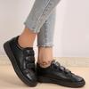 Full Black Leather Waterproof Non-Slip Kitchen Special Shoes Lightweight and Wear-Resistant Not Tired Feet Shoes for Work Running Fitness