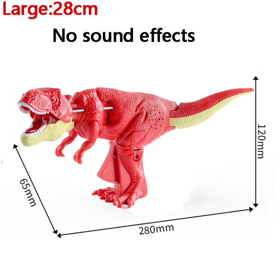 Качающийся Динозавр Ти-рекс Игрушки Без батареек Без звука Креативная Телескопическая Пружина Дино Непоседа Рождественские Подарки Детская Декомпрессия