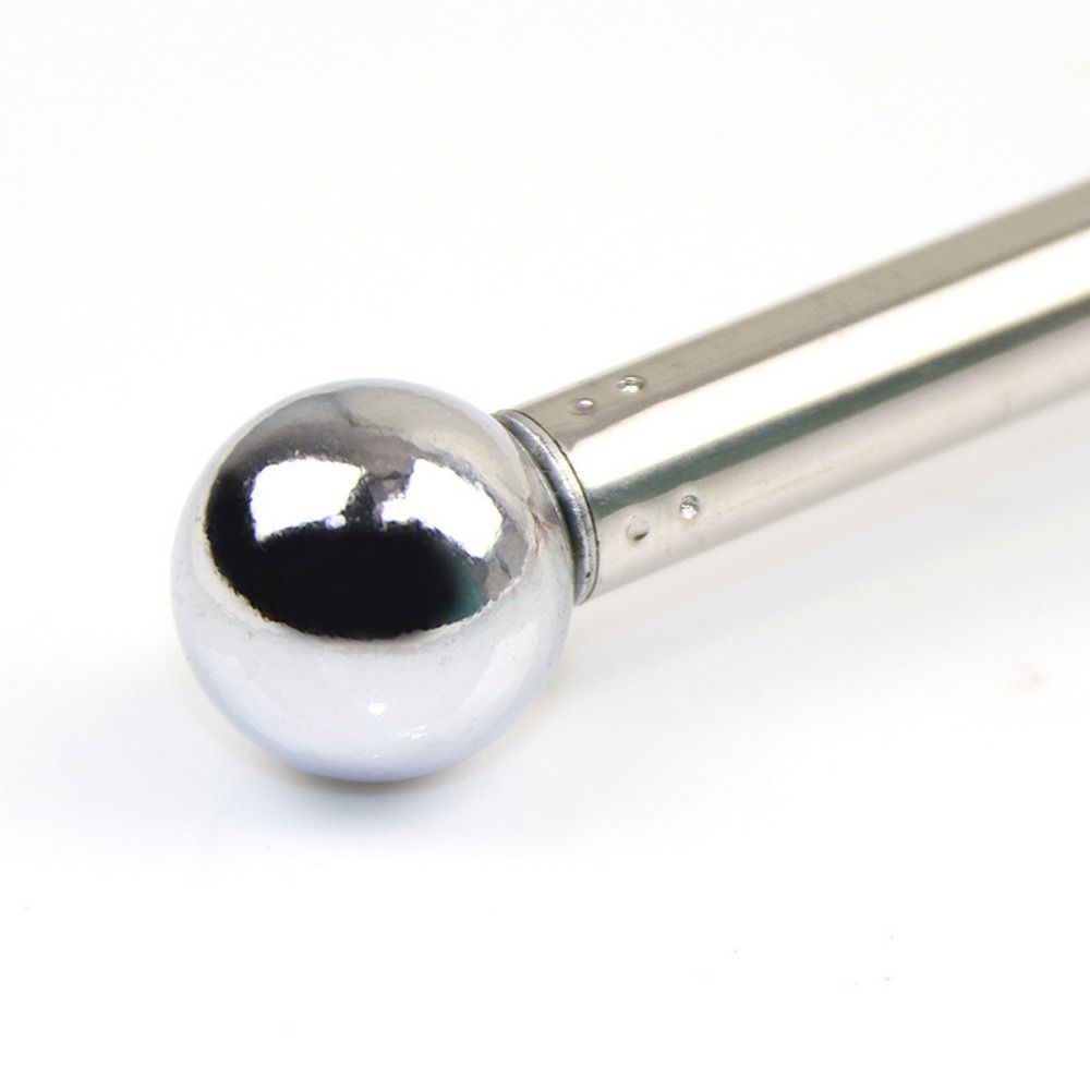 Раздвижной телескопический пустой барабанный молоток из нержавеющей стали, напольный тестовый стержень, инструмент для проверки звука