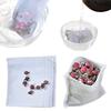 100Pcs Kitchen Fabric Tea Disposable Drawstring Non-Woven Bag Herb Filter Pouch