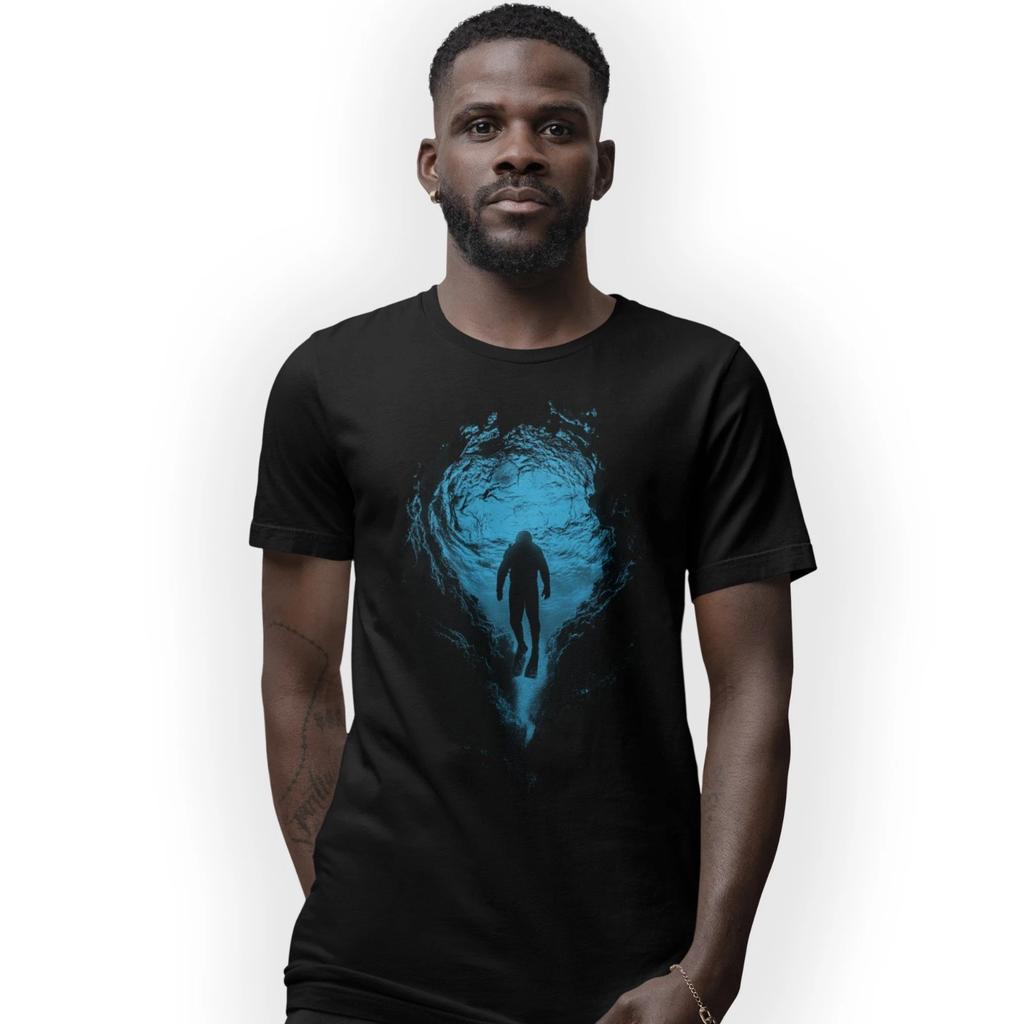Cave Diving Hand Printed T-Shirt Spelunking Birthday Gift Size S - 5XL