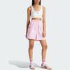 Adidas Оригинальные шорты-карго Adicolor с тремя полосками в стиле пэчворк, женские шорты свободного кроя розового цвета JH1076