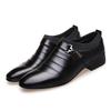 Fashion Men Formal Leather Shoes Black Pointed Toe Men Loafers Party Office Business Casual Shoes for Men Oxford Shoes Mens Dress Shoe