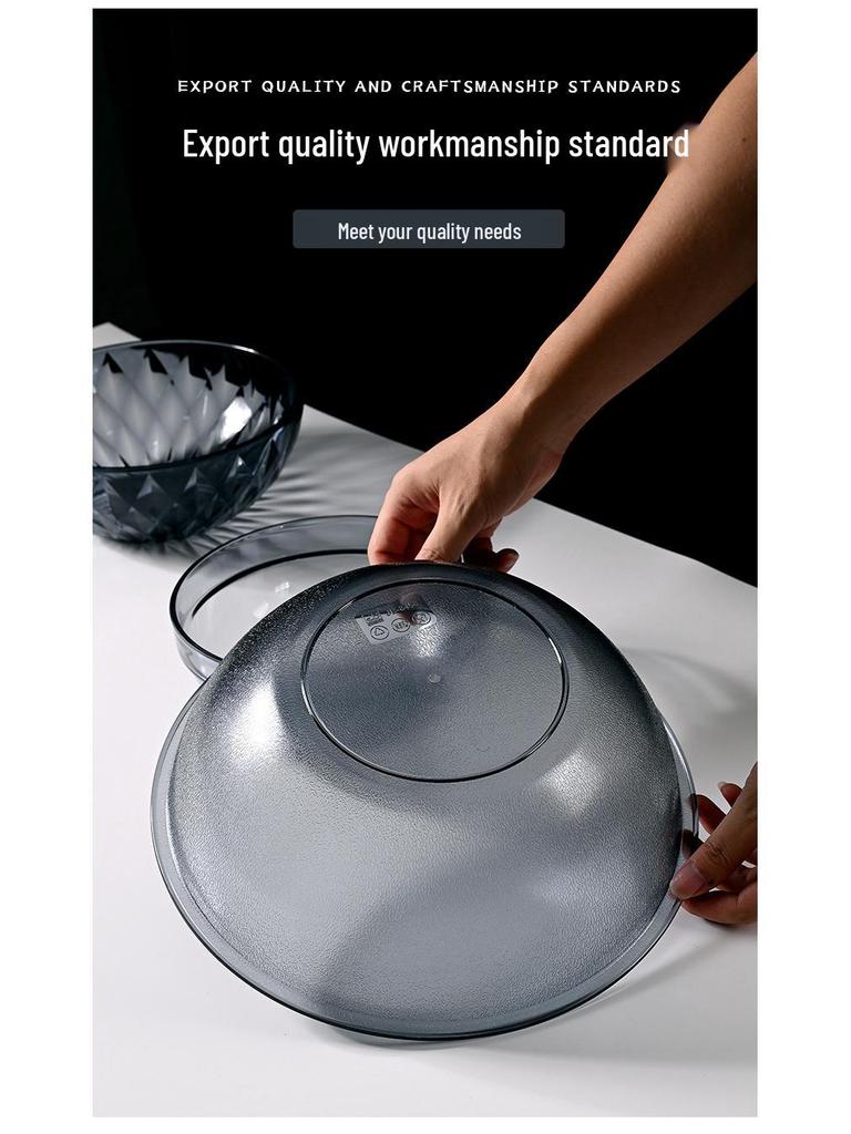 Пластиковая миска для самообслуживания (салат и напитки) из ПК для хот-пота и холодных блюд.