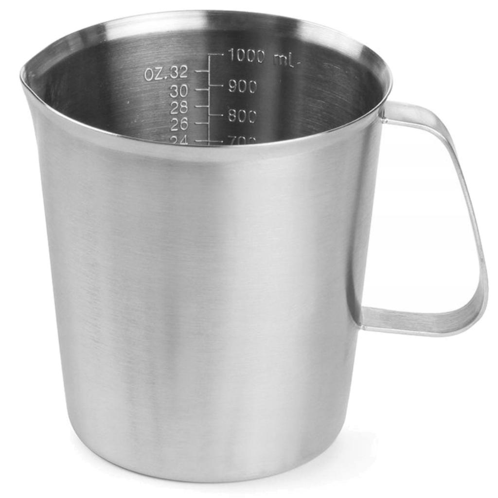 Kitchen measuring cup with stainless steel scale 05 l Hendi 516102