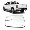 For Dodge Ram 1500 2019-2022 68402037AA Mirror Glass Left Side Heated with Plate