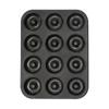 12 Cavity Non Stick Cake Donut Pan Doughnut Baking Tray Diy Carbon-Steel Mini Donut Pan/Tin Bagel Pan 10005