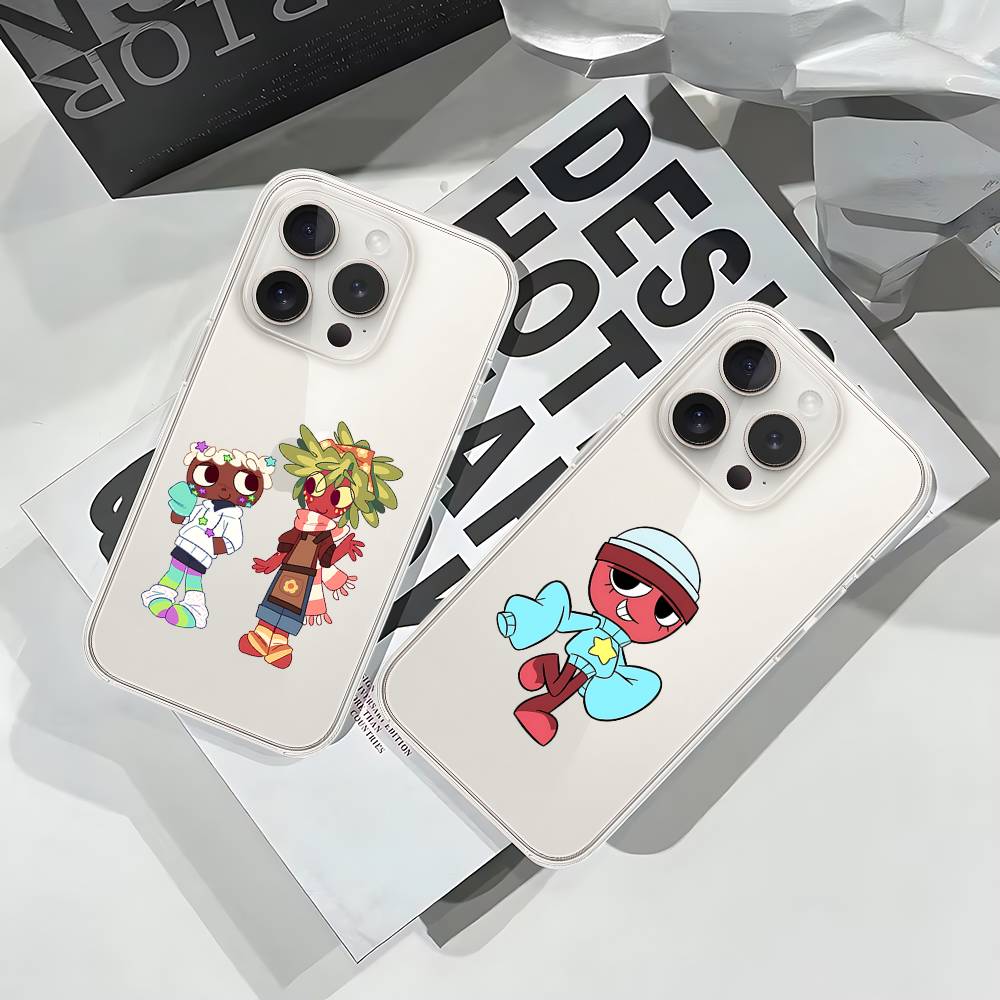 Мультяшный Игровой Чехол Для Телефона D-Dandys World-S Для IPhone 17 16 15 12 11 Pro Max 14 Plus 13 Mini Прозрачный Мягкий Чехол Funda
