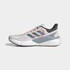Adidas Solar Boost 5 Running Shoes, Crystal White/Grey Five/Solar Red (GW1962), Size 26.0 cm
