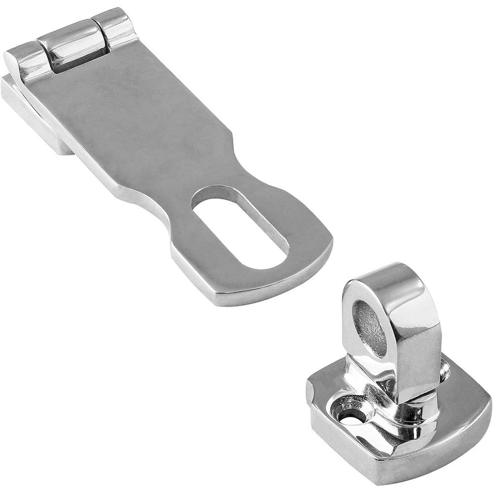 Дверной замок из нержавеющей стали морского класса повышенной прочности с поворотным креплением для навесного замка