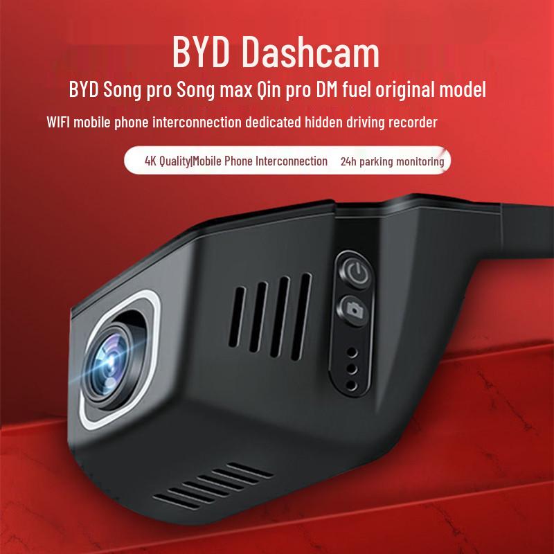 BYD Song Pro/Max, Qin Pro WiFi Dash Cam – Original Style, Hidden Installation for Fuel Version.