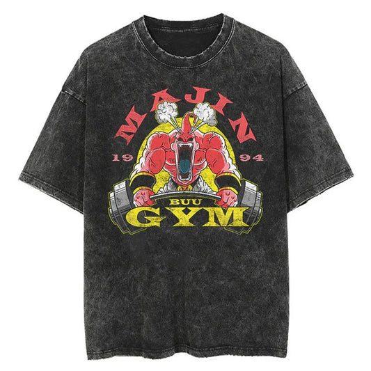 Oversized Vintage Washed Dragon Ball Anime T-shirt Man Women Short Sleeve Tee Streetwear Casual Top Summer Y2k Unisex 2026
