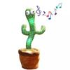 Hot Sale Plush Musical Toys Gifts Funny Doll Chidlren Kids Dancing Cactus Dance Toy Singing and Dancing Illuminated Record Swing Twisted Electric