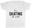 Ice Skating is Life Unisexs Unisexs Ladies TShirt Tee