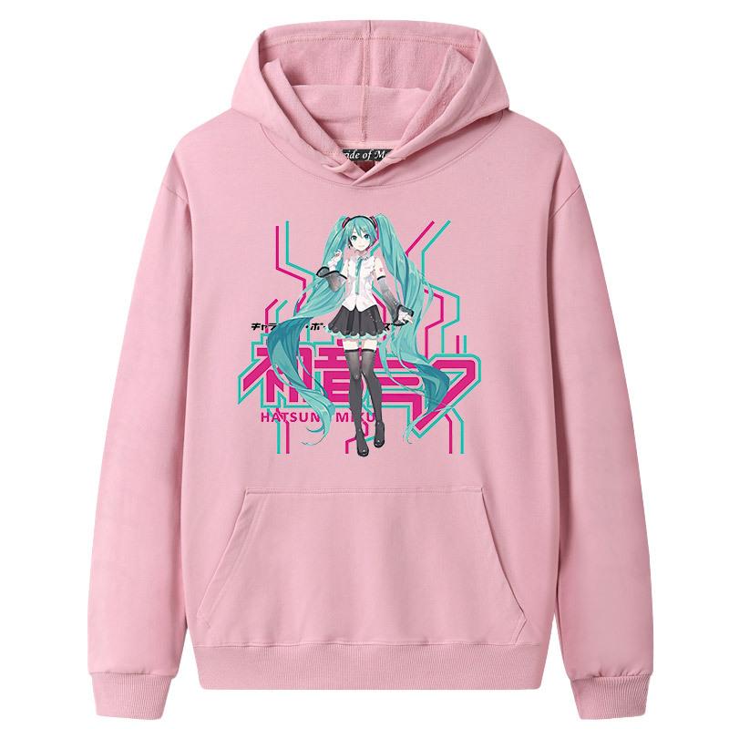 Hatsune Miku Hatsune Miku Mar Ainime Amazon Свитер с капюшоном для пары