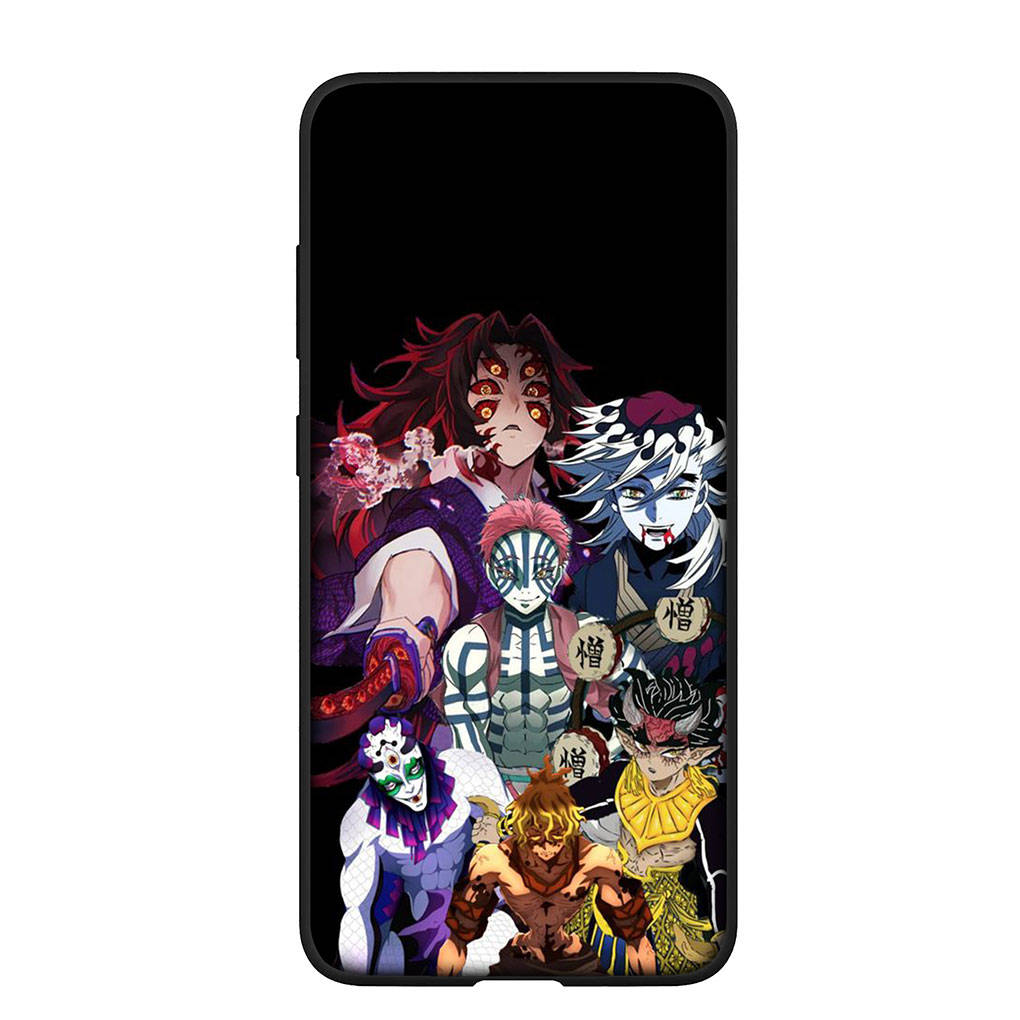Чехол для телефона Samsung Galaxy S25 S24 S23 iPhone 16 15 Xiaomi Redmi Note 14 13 12 16E 11 Pro Max OPPO Moto Huawei Kokushibo Demon Slayer Nezuko Cover