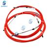 2 Pcs Throttle Shift Cable, Remote Control, For Yamaha Honda Suzuki Tohatsu Boat Motor Steering System, Red, 8-20 Feet