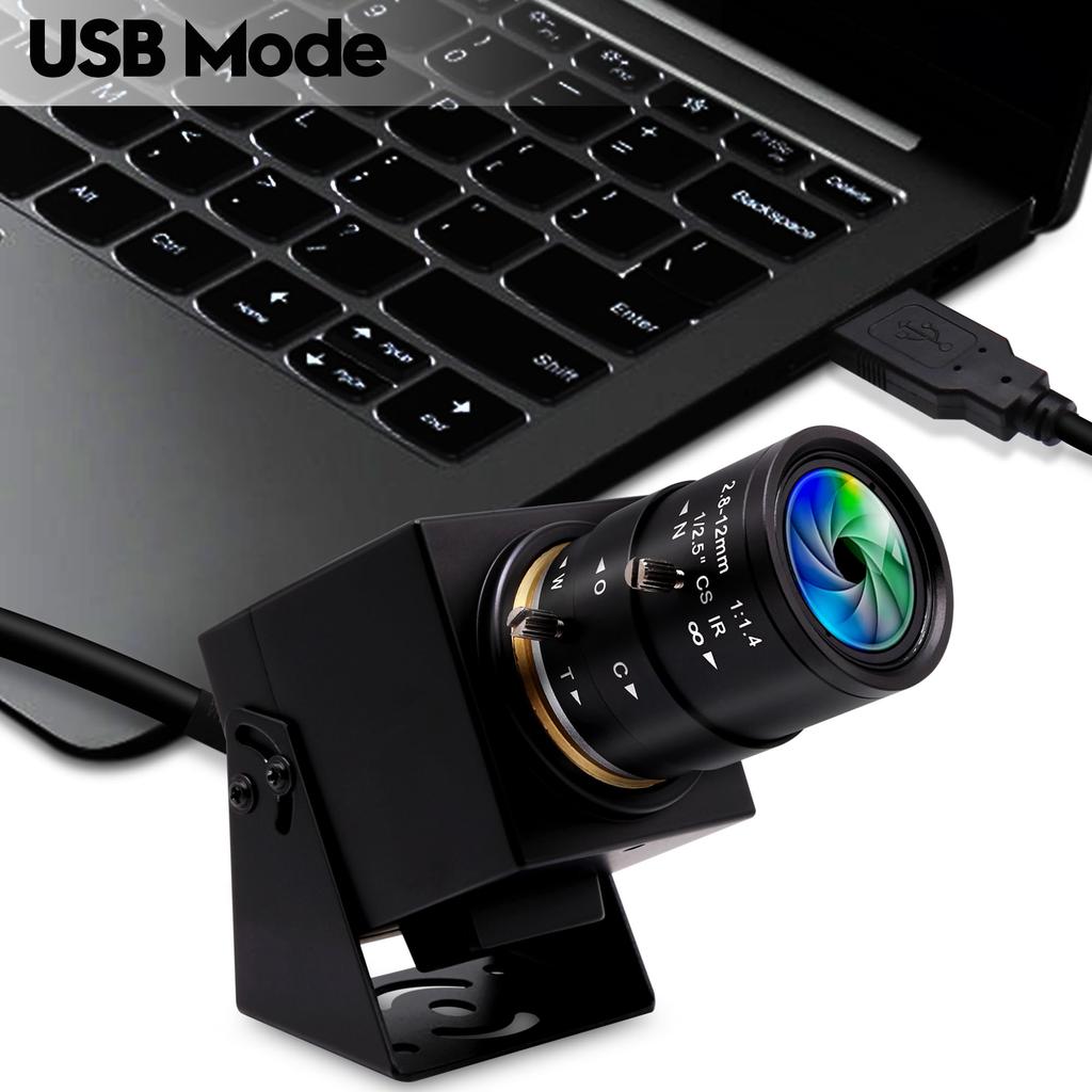 ELP HDMI USB Камера 4K Веб-камера Одновременный Вывод Камера для Видеоконференций 4-кратный Оптический Зум-объектив USB Компьютерная Веб-камера Plug and Play Прямая Трансляция для