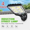 Новый 1/2/3/4/5PACK 5000W солнечный уличный свет PIR датчик движения с регулируемой яркостью света наружный водонепроницаемый ночник IP65 свет 100LED