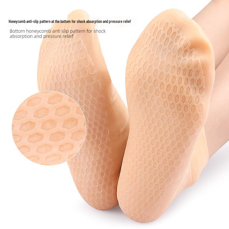 Elastic Honeycomb Gel Socks & Essential Oil Hand Care Gloves - Soft, Shock-Absorbing, Skin-Friendly Beach Socks with Pressure Relief