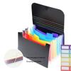 A6 Organizer Bag Rectangular Nail Art Stamping Plate Holder 7 Slot Template Storage Case Booklet For Nail Plates Manicure Tool