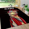 Custom Name Spider-Man Mask Carpet Rug Customizable Soft Washable Anti-Slip Home Living Room Sofa Mats Personalized Rug. 090918