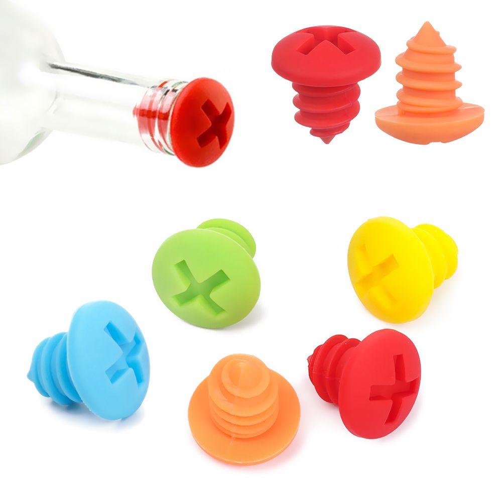 Champagne Drink Bar Seal Silicone Wine Stopper Bottle Cover Sealer Plug Wine Bottle Stopper