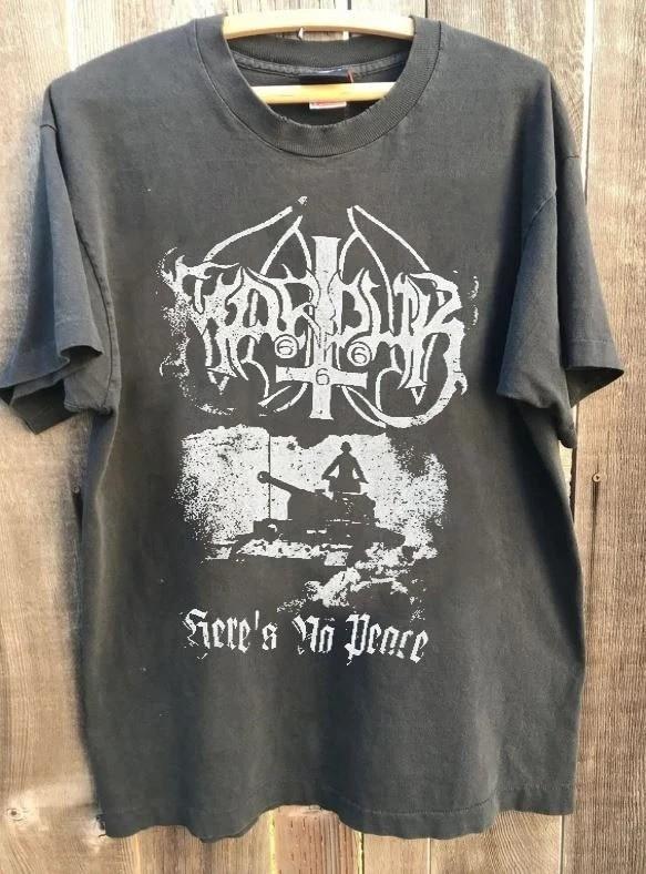 Marduk Here’s No Peace 2008 Metal Band Charcoal Unisex Shirt KK2491