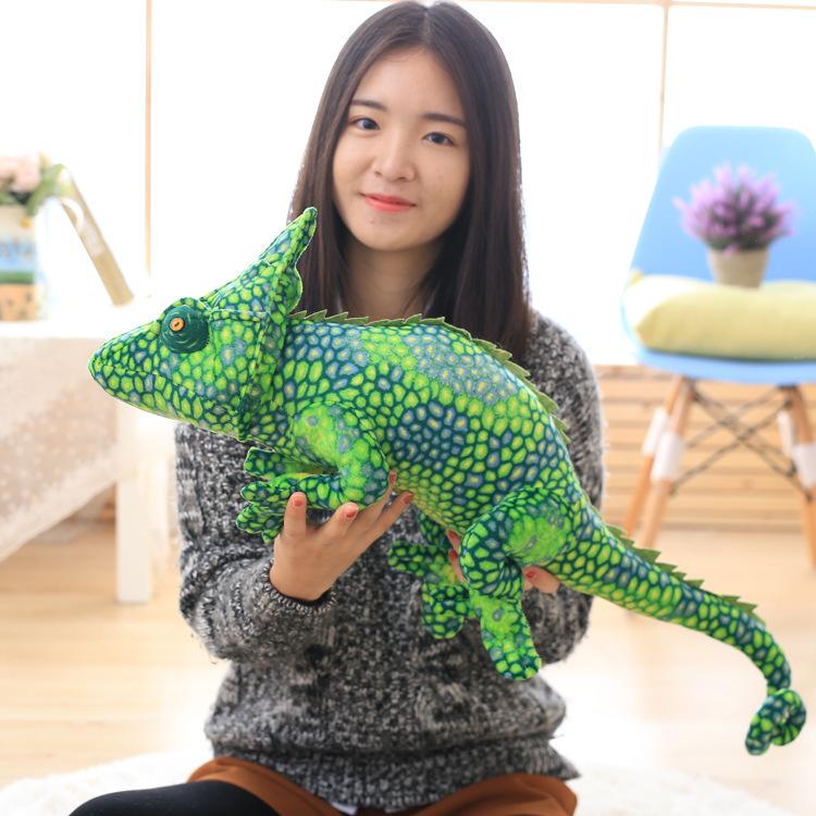 Simulation Chameleon Plush Doll Lizard Doll Cloth Doll Cold Blooded Animal Reptile Doll Wholesale